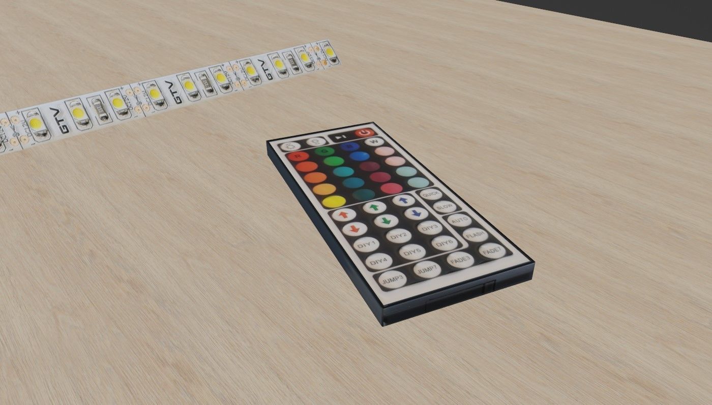 LED Controller - Game Ready Free low-poly 3D model_2