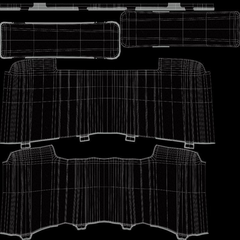 Barrett M82 With Stand Sniper Rifle 3D model_35