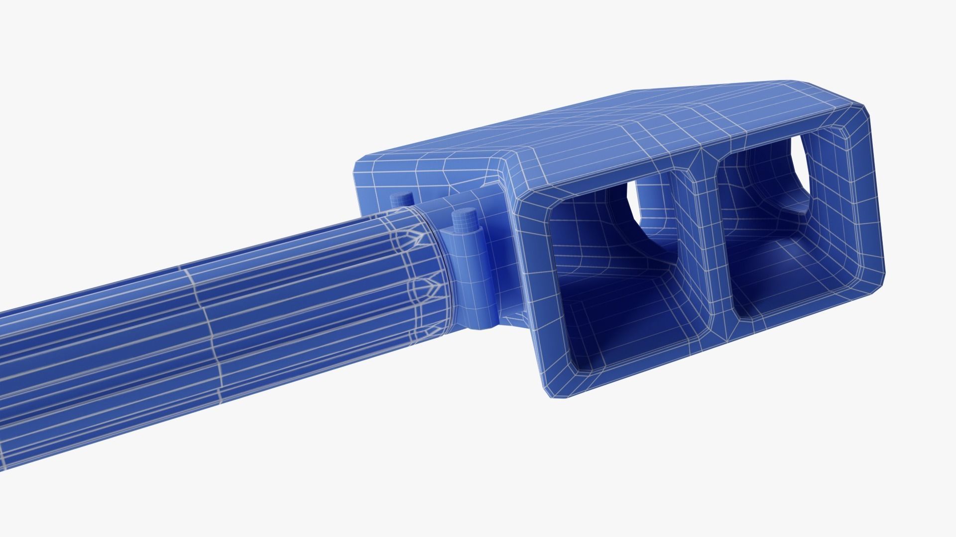 Barrett M82 With Stand Sniper Rifle 3D model_22