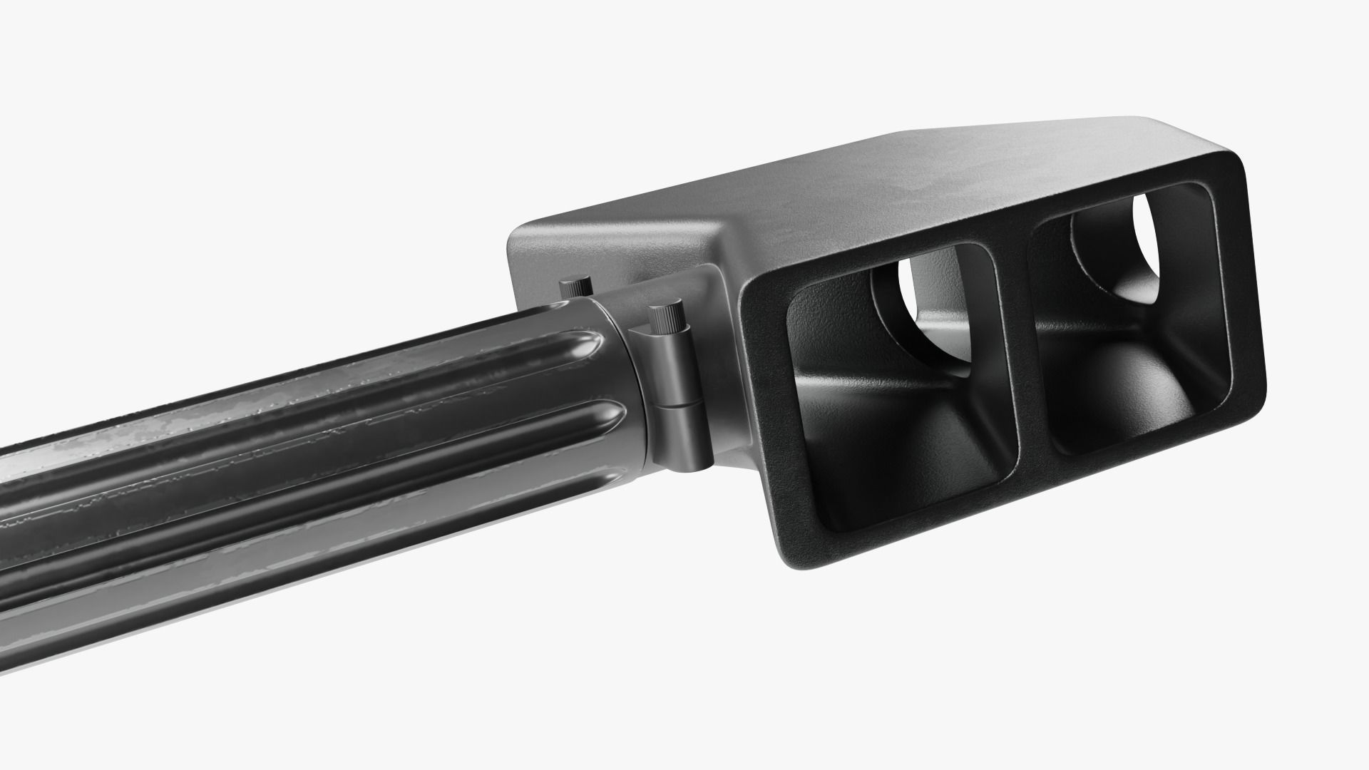 Barrett M82 With Stand Sniper Rifle 3D model_4