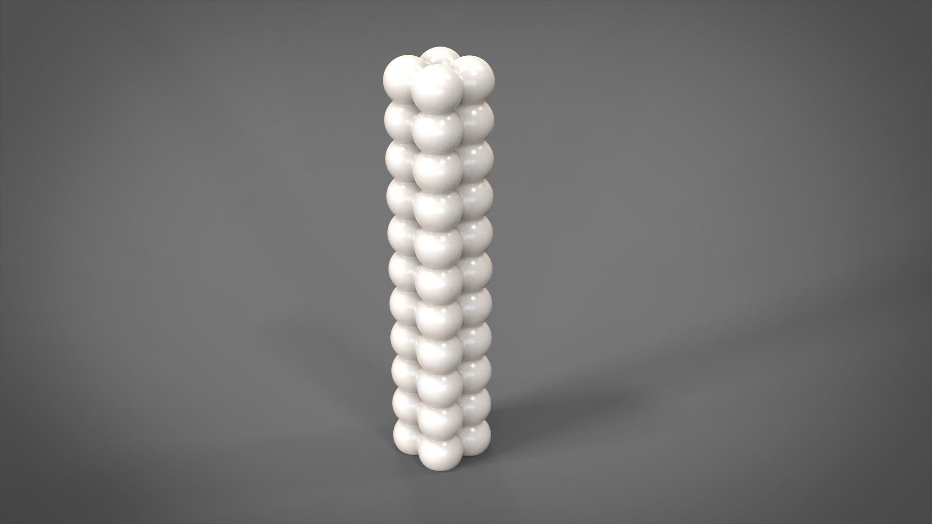 Bubble candles for silicone molds 3D print model_2