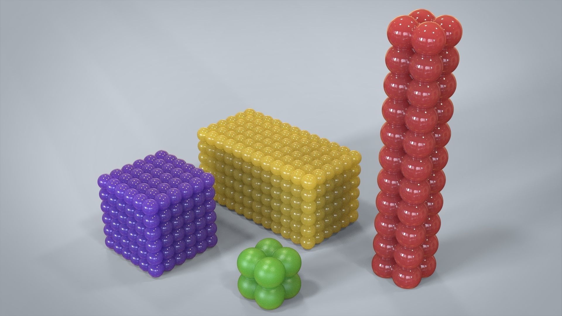 Bubble candles for silicone molds 3D print model_6