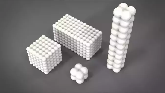 Bubble candles for silicone molds 3D print model