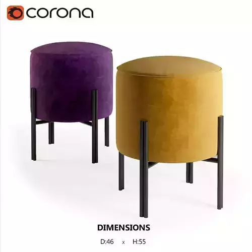 Pufic carona dimensions stool