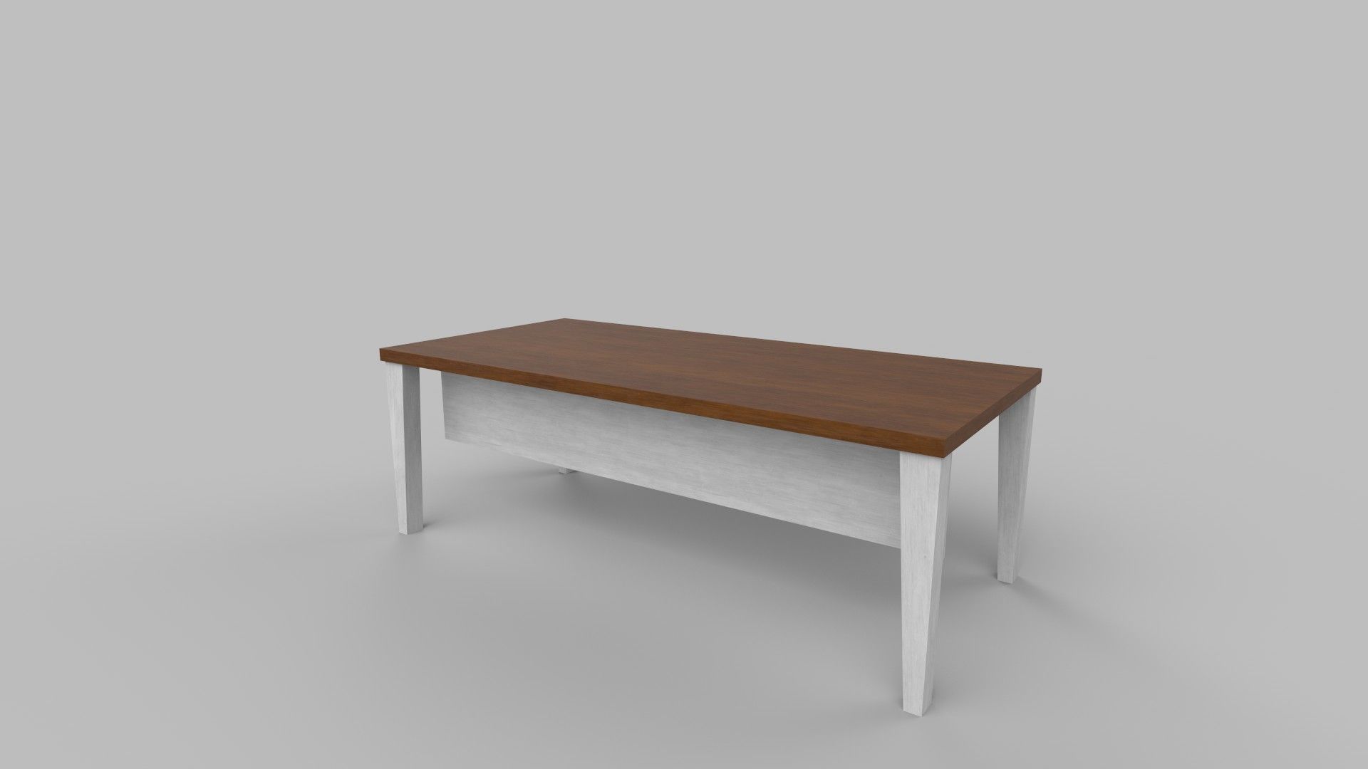 table coffee Low-poly 3D model_1