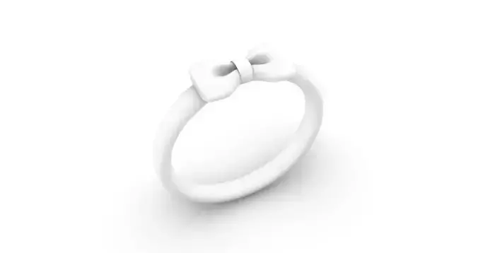 Bowtie Ring 3D print model