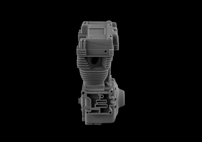 Harley motorcycle engine 3d model for 3d printing 3D print model 3D print model_16