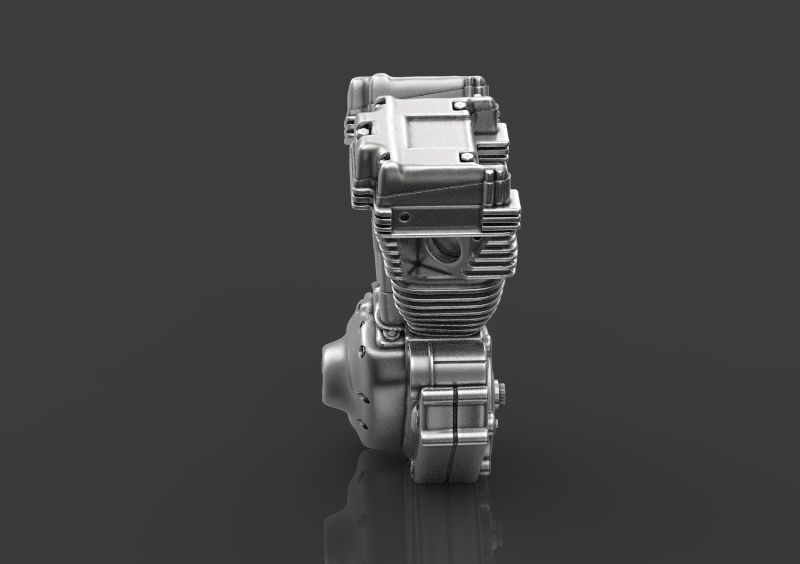 Harley motorcycle engine 3d model for 3d printing 3D print model 3D print model_3