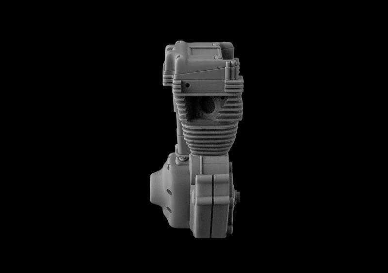 Harley motorcycle engine 3d model for 3d printing 3D print model 3D print model_12