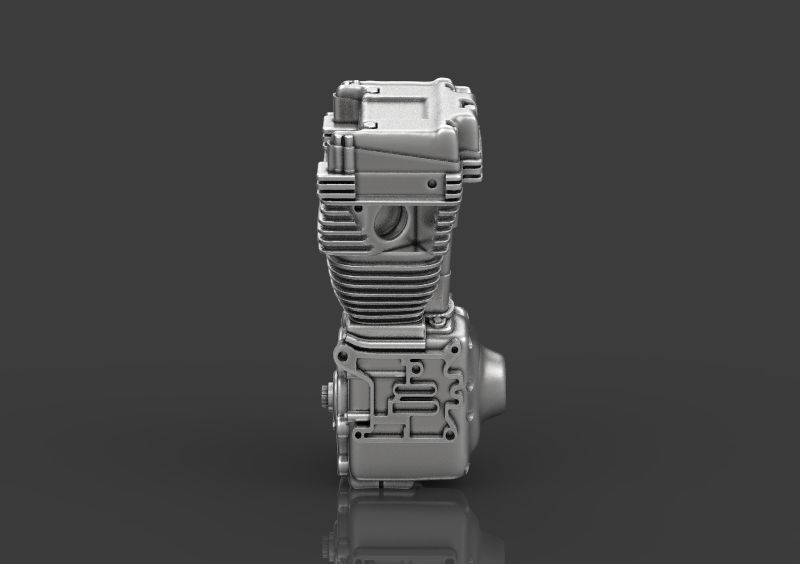 Harley motorcycle engine 3d model for 3d printing 3D print model 3D print model_7
