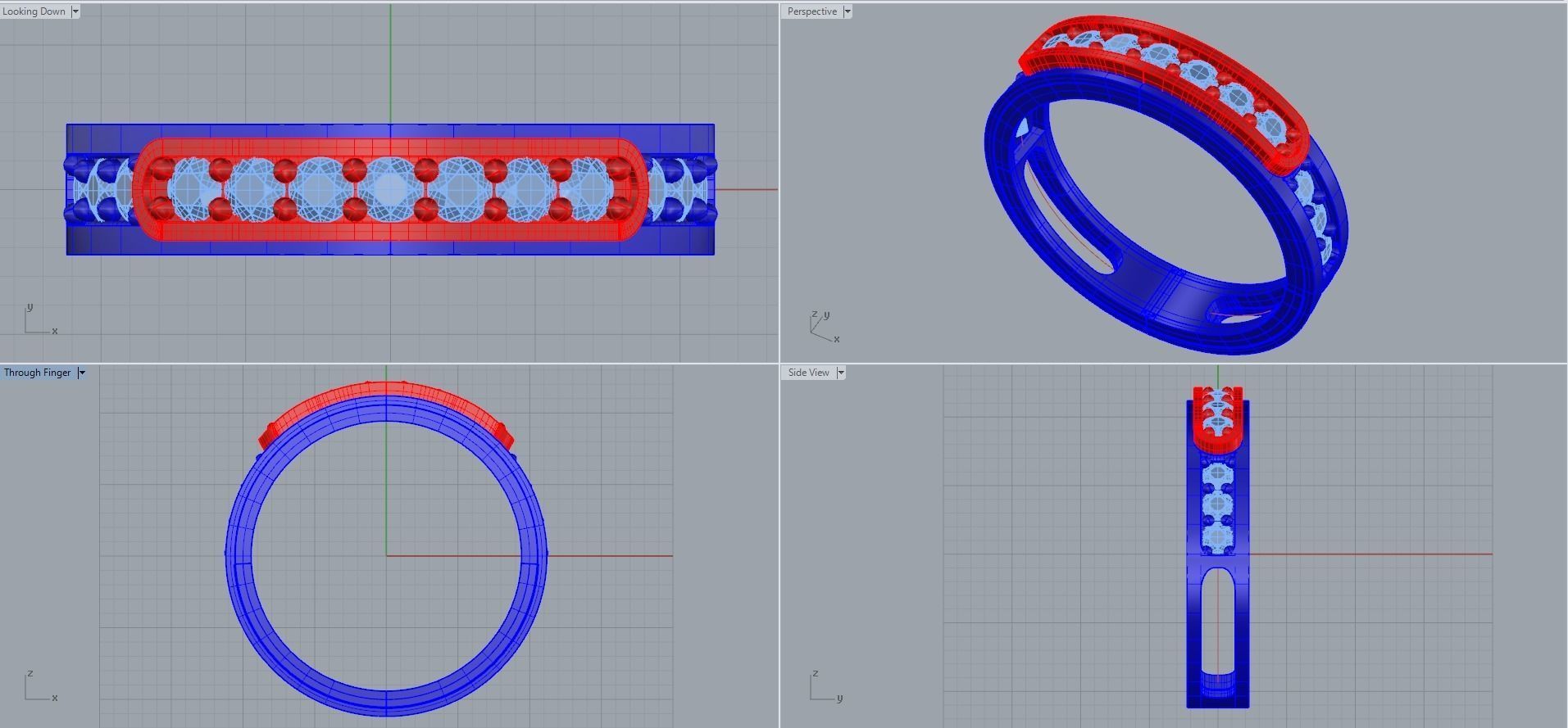 Man ring 3D printable for gold and silver 3D print model_2