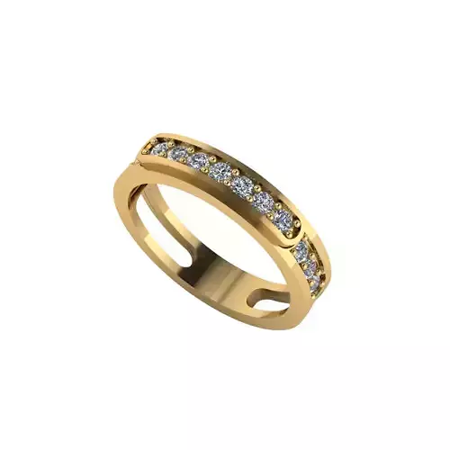 Man ring 3D printable for gold and silver