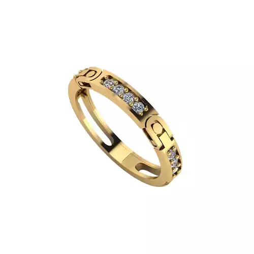 Man ring 3D printable for gold and silver