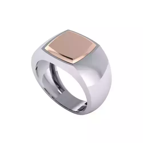 Man ring 3D printable for gold and silver
