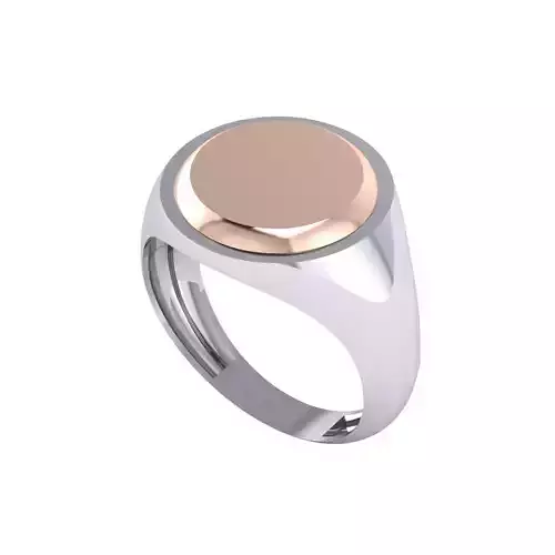 Man ring 3D printable for gold and silver