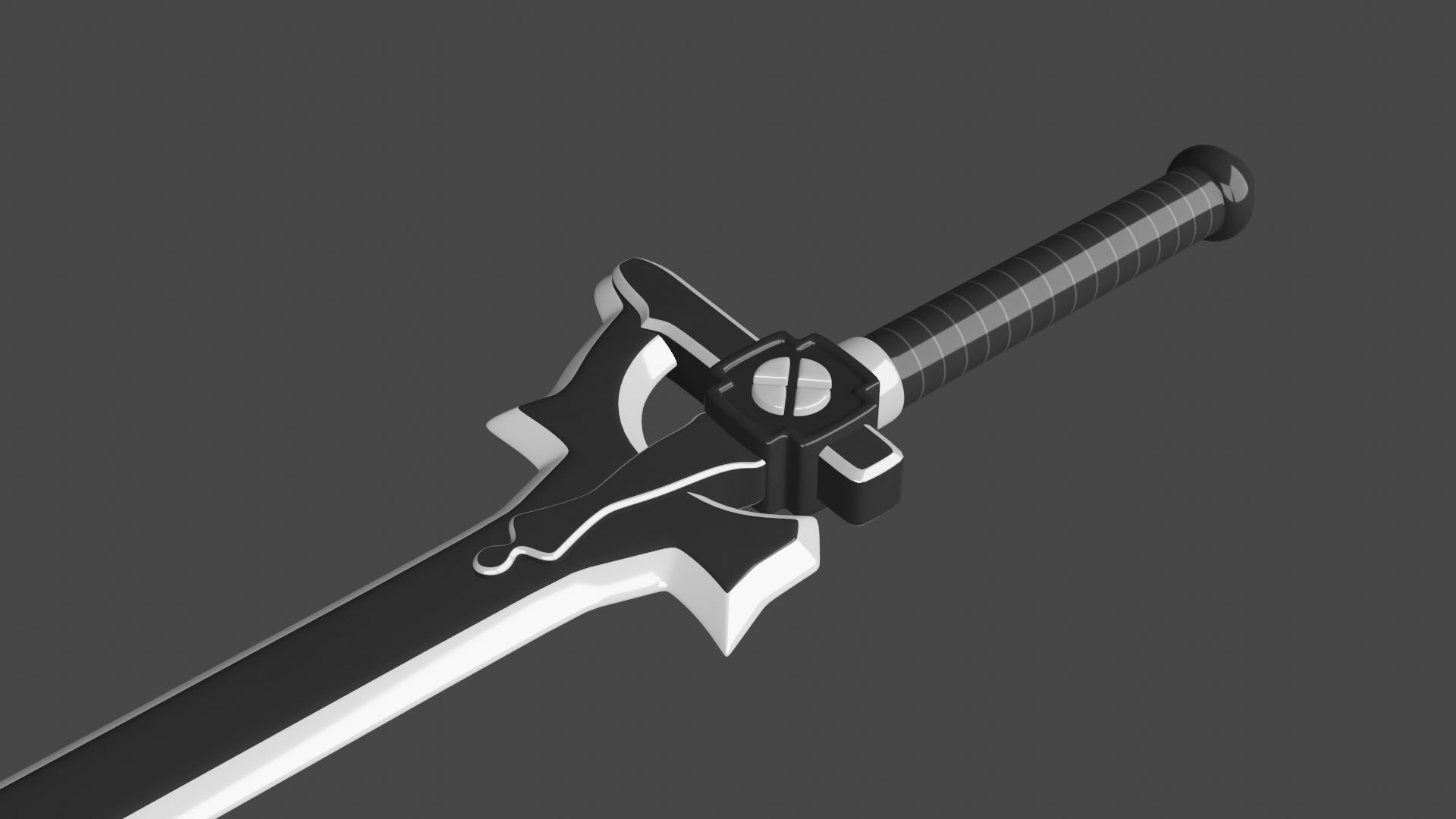 Elucidator legend of zelda sword 3D print model_1
