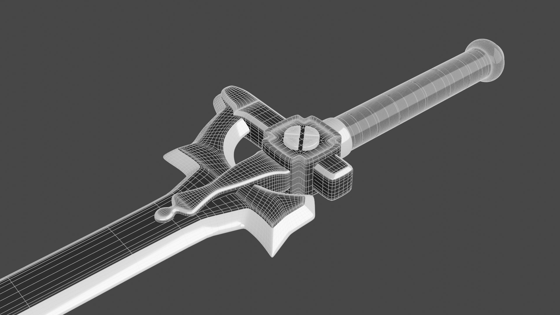 Elucidator legend of zelda sword 3D print model_4
