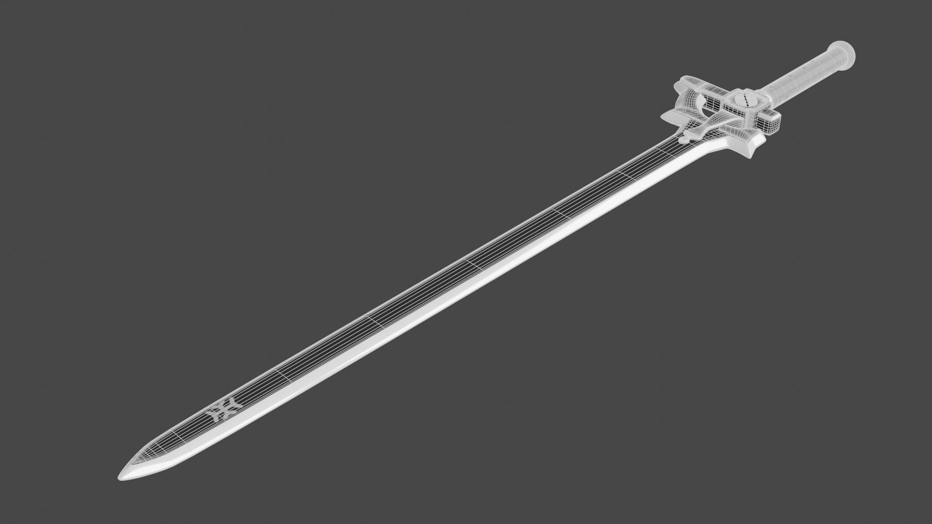 Elucidator legend of zelda sword 3D print model_8