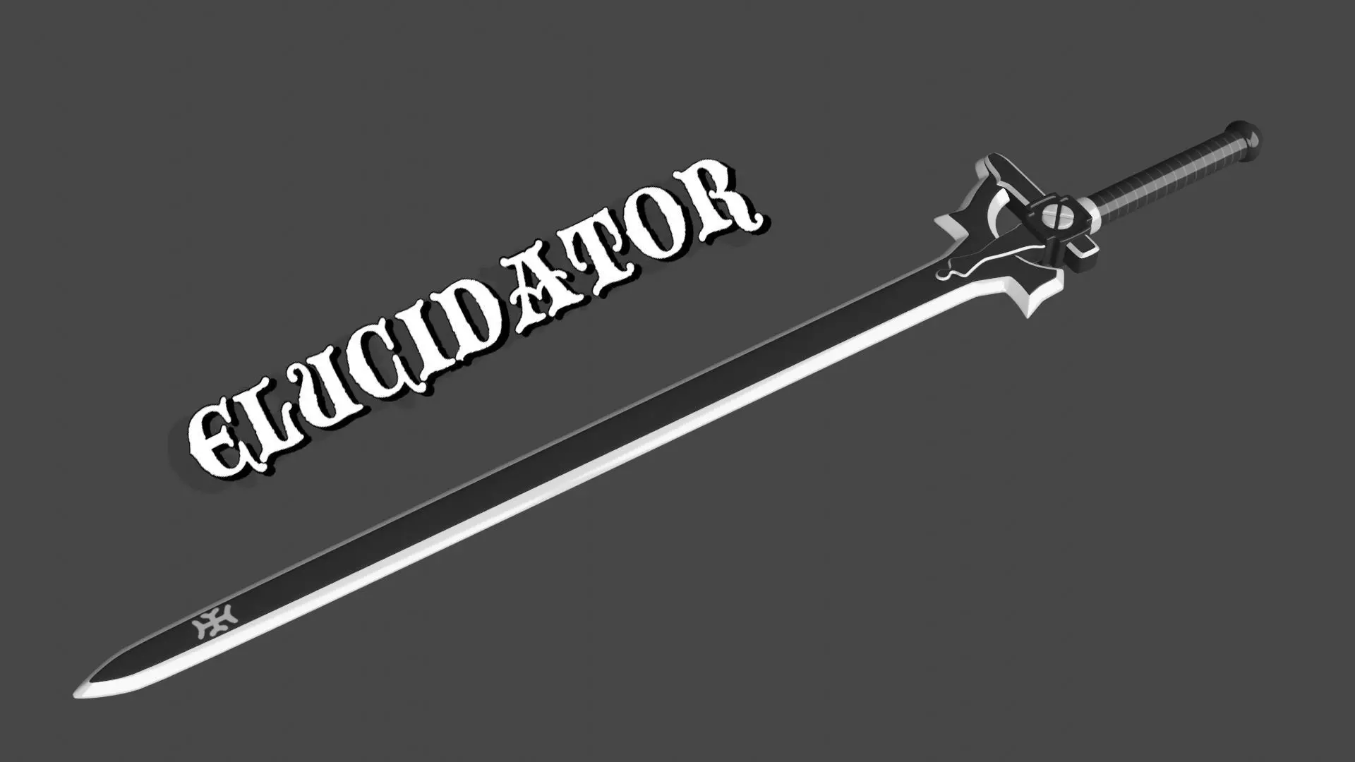 Elucidator legend of zelda sword 3D print model_0