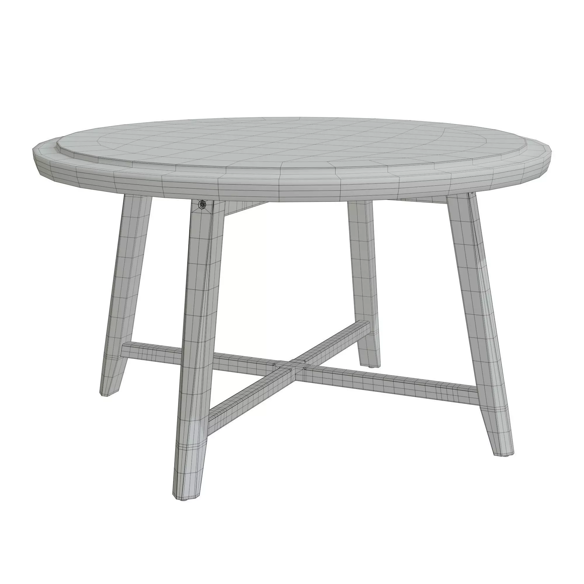 IKEA coffee table Kragsta 3D model_4