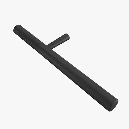 Police Baton Low-poly 3D model