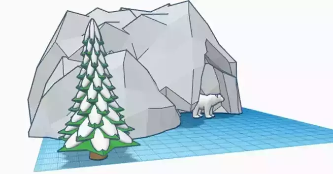Baby Bear 3D print model