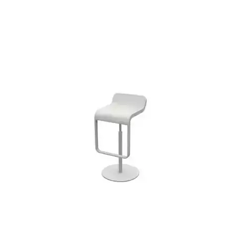 Simple White Stool