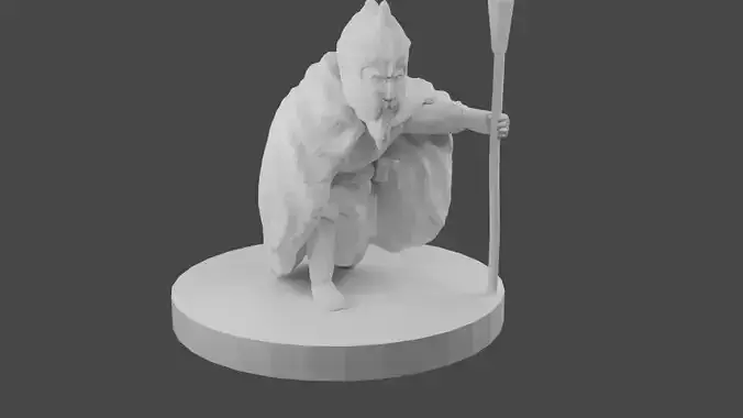 Spearman lord of rings miniature Free 3D print model