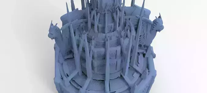 Aslan Medieval Lion Tower Grand 3D 3D model