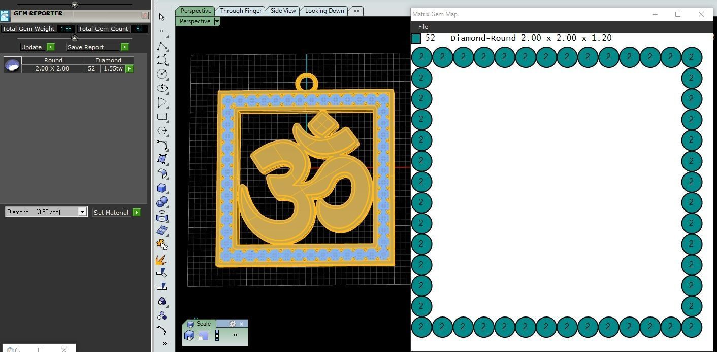  10  AUM pendants  3D model_10