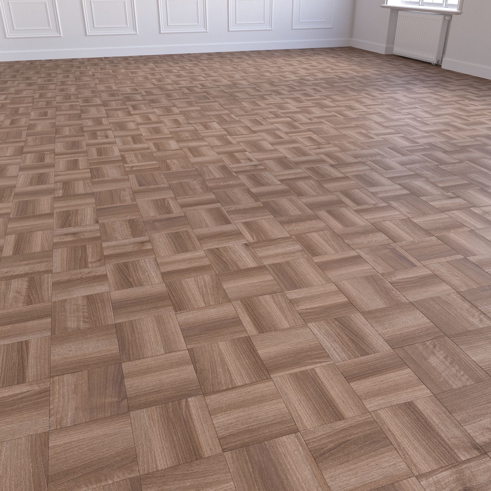 Parquet - Laminate - Wooden floor 2 in 1 Low-poly 3D model_5