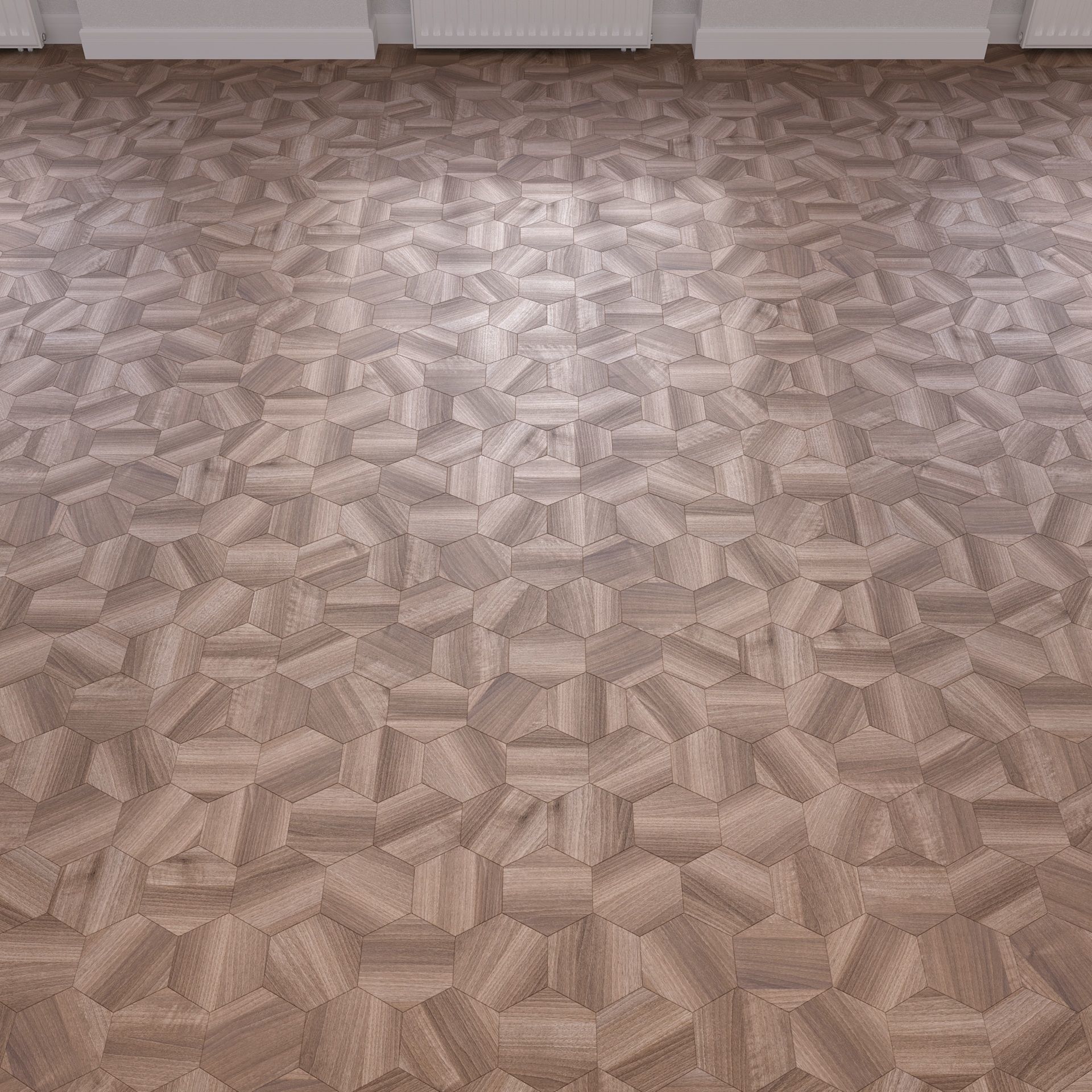 Parquet - Laminate - Wooden floor 2 in 1 Low-poly 3D model_4