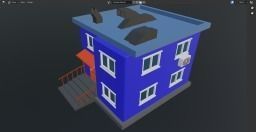 house Low-poly 3D model_11