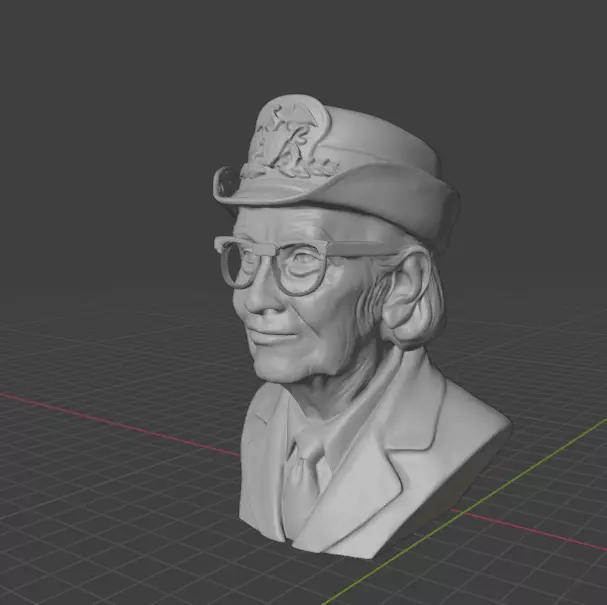 Grace Hopper 3D print model_9