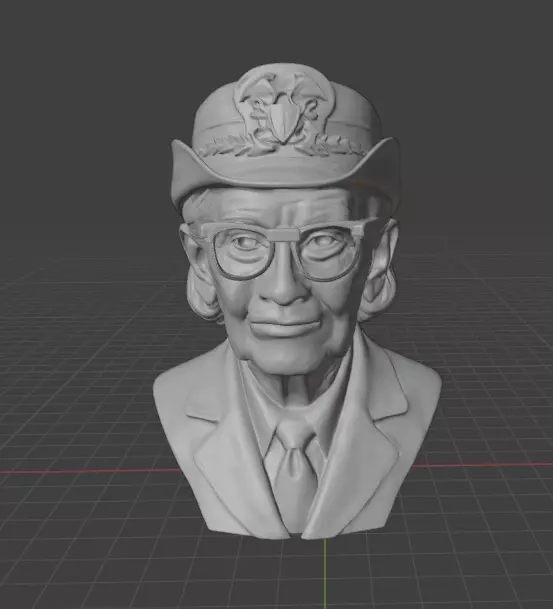 Grace Hopper 3D print model_12