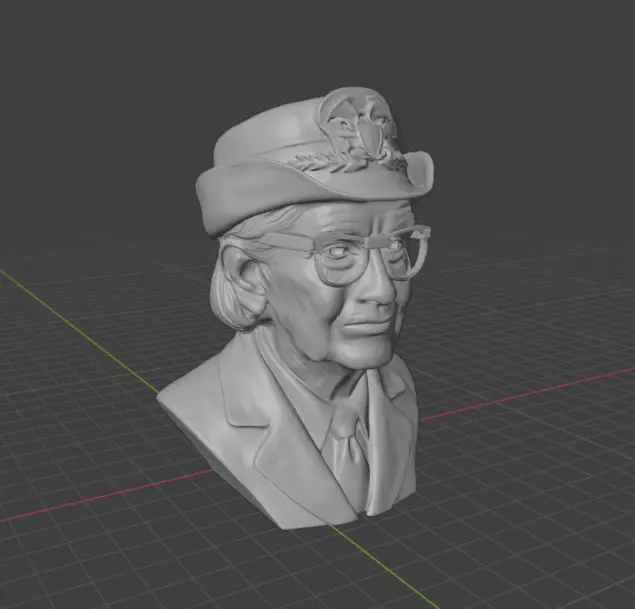 Grace Hopper 3D print model_4