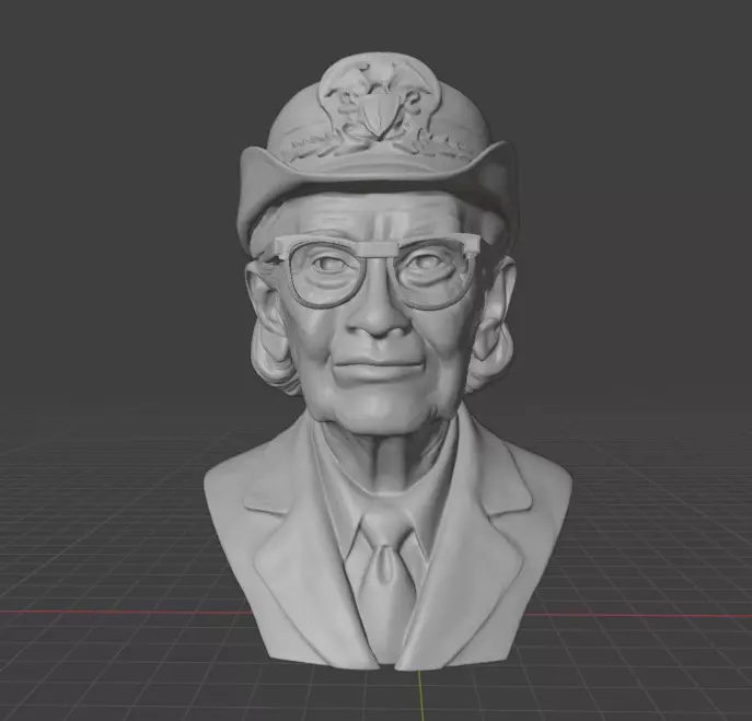 Grace Hopper 3D print model_7