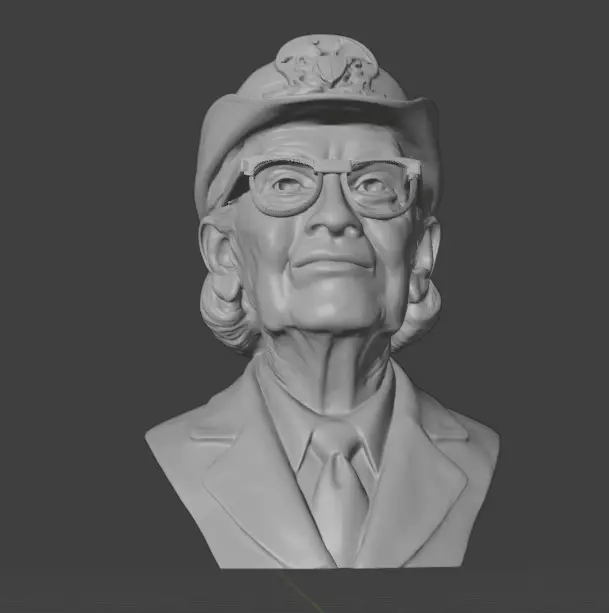 Grace Hopper 3D print model_2