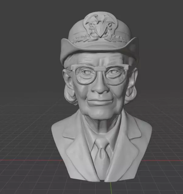 Grace Hopper 3D print model_1