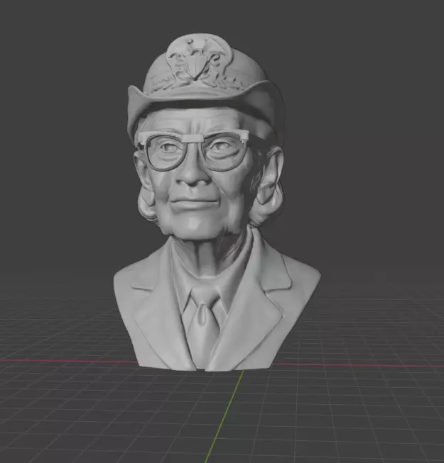 Grace Hopper 3D print model_10