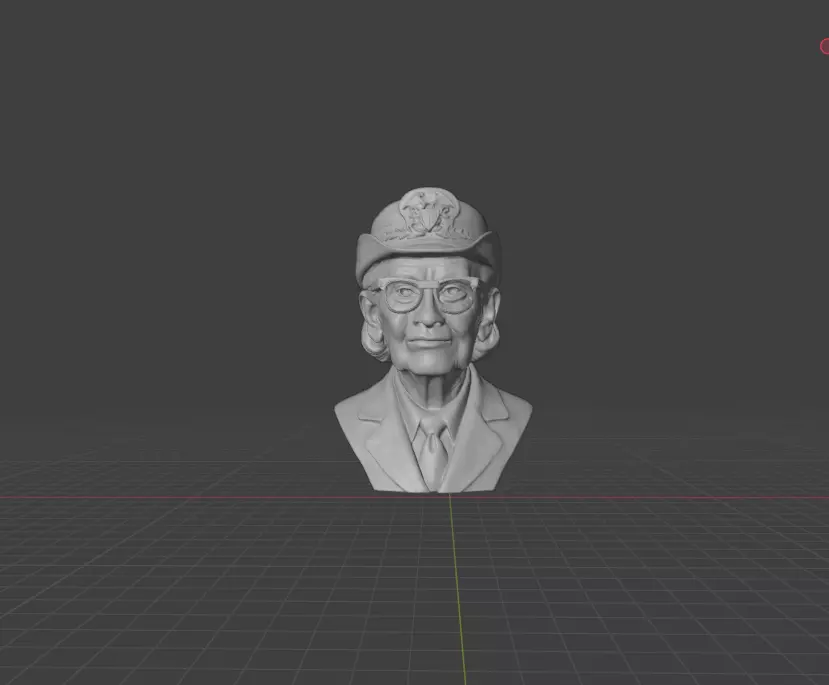 Grace Hopper 3D print model_0