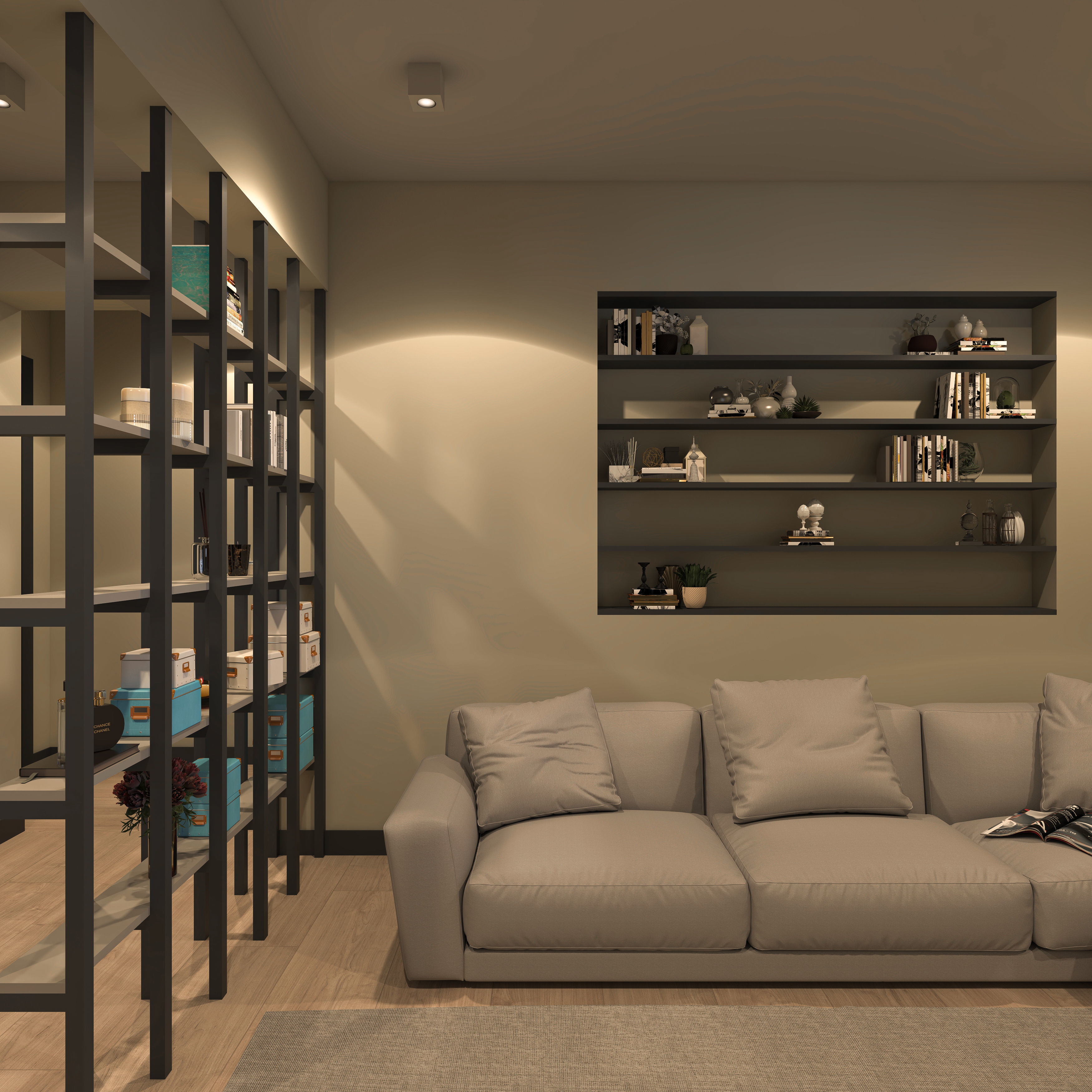 interior model living room at edmonton residences 3D model_9