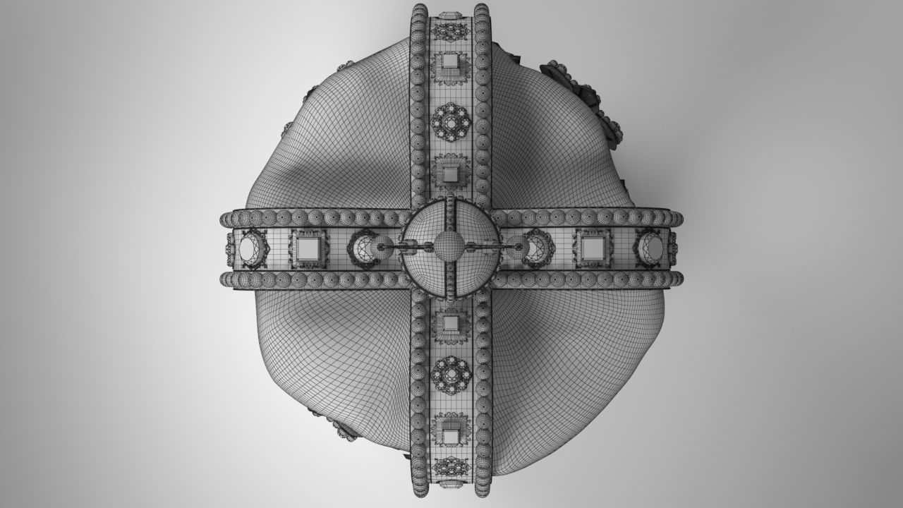 St Edwards Crown The Crown Jewels 3D model_12
