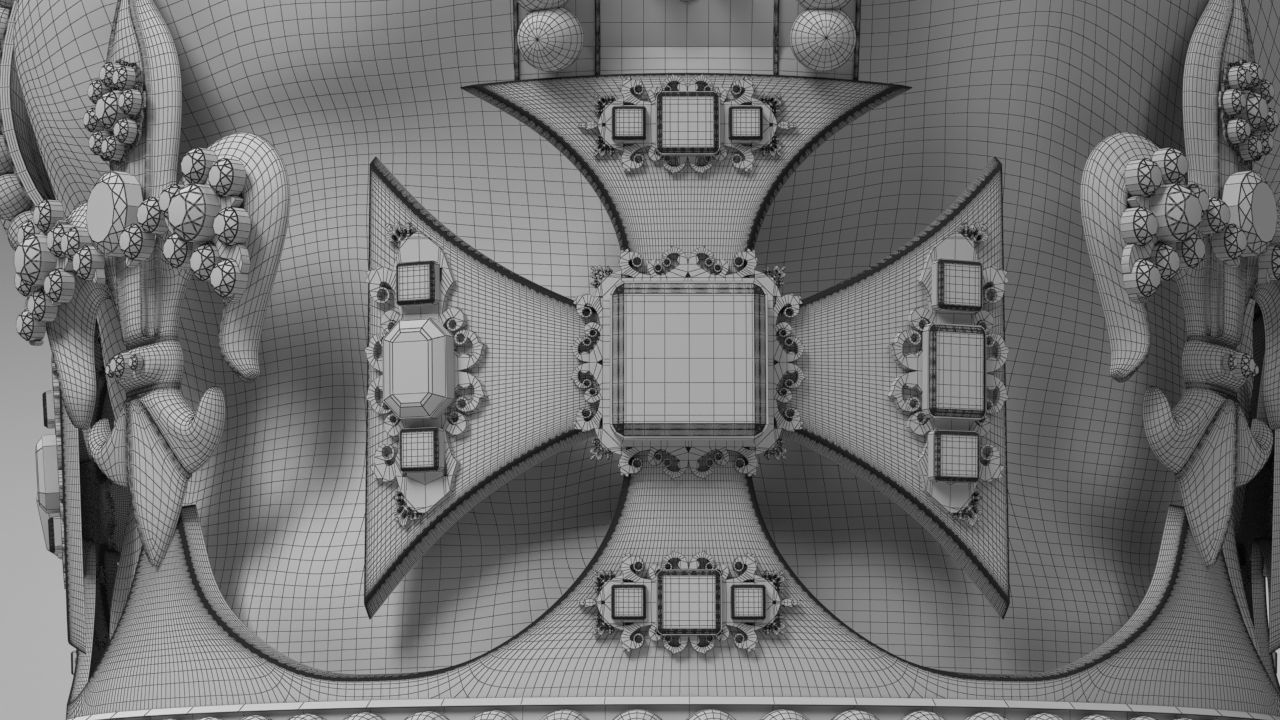 St Edwards Crown The Crown Jewels 3D model_10