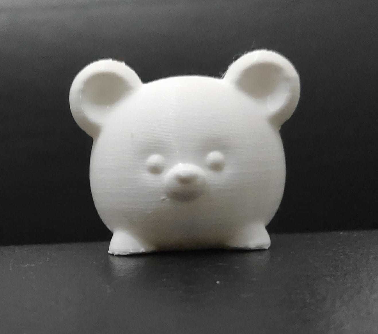 Little Round Bear 3D print model_3