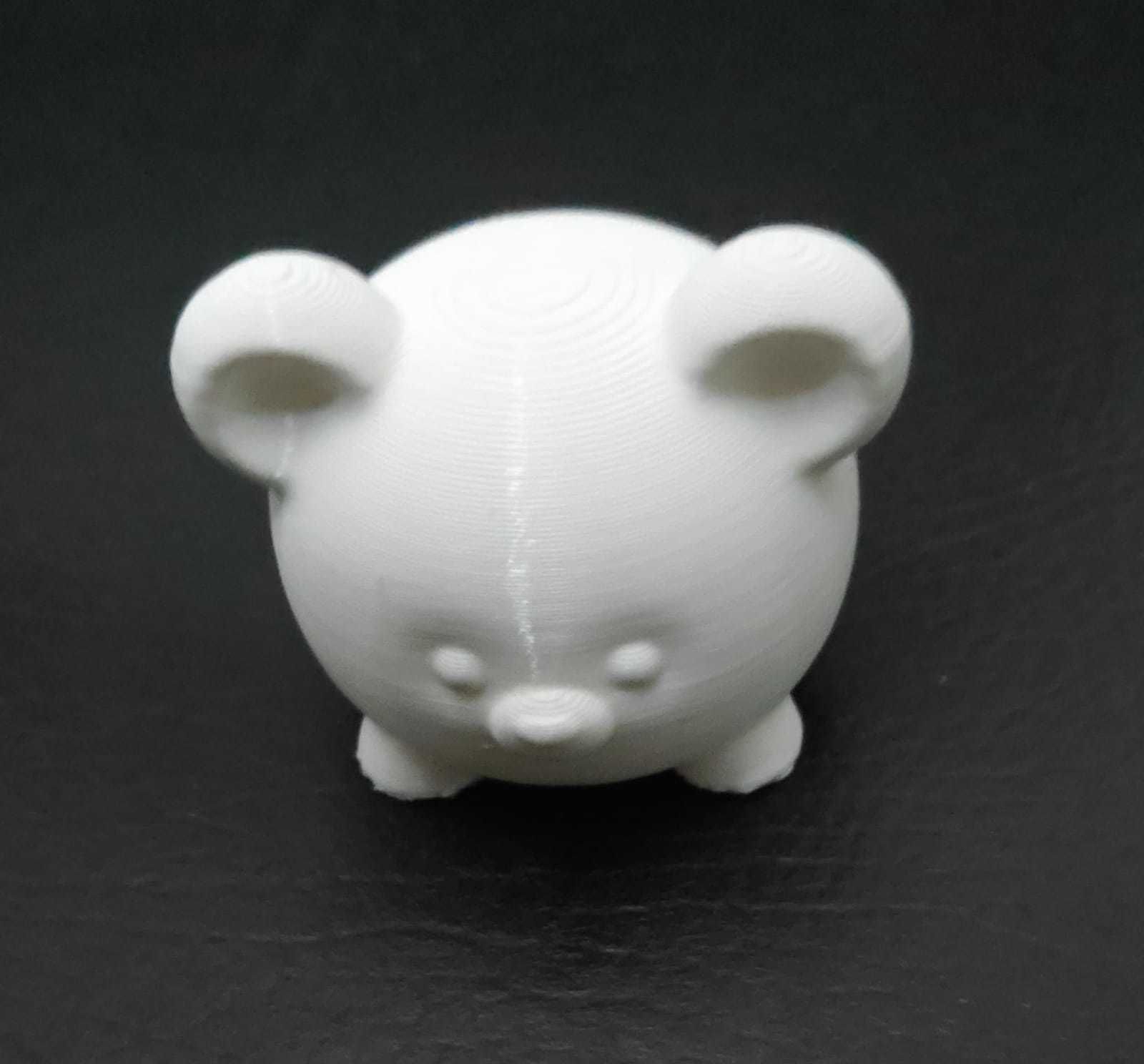 Little Round Bear 3D print model_10