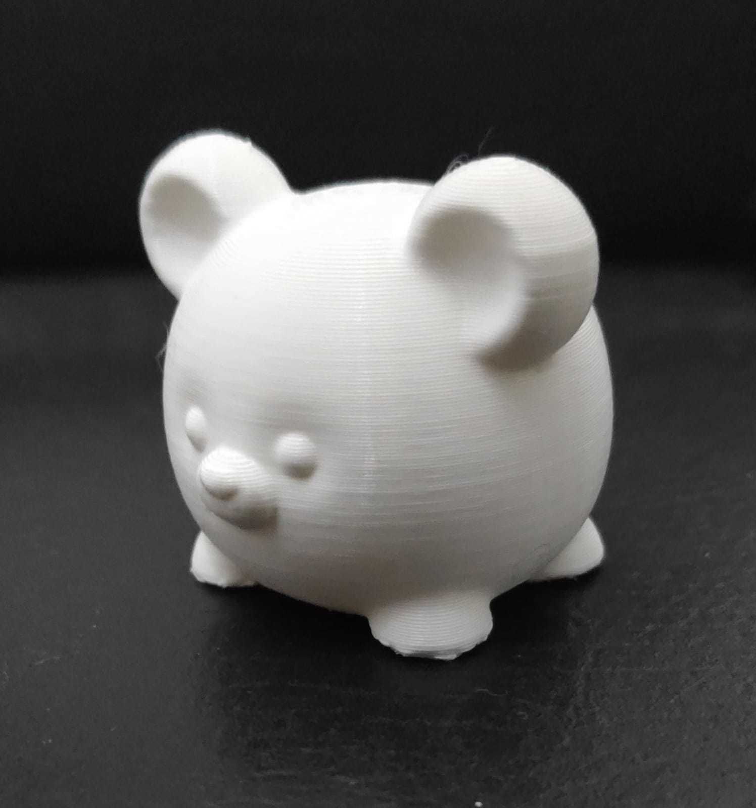 Little Round Bear 3D print model_8