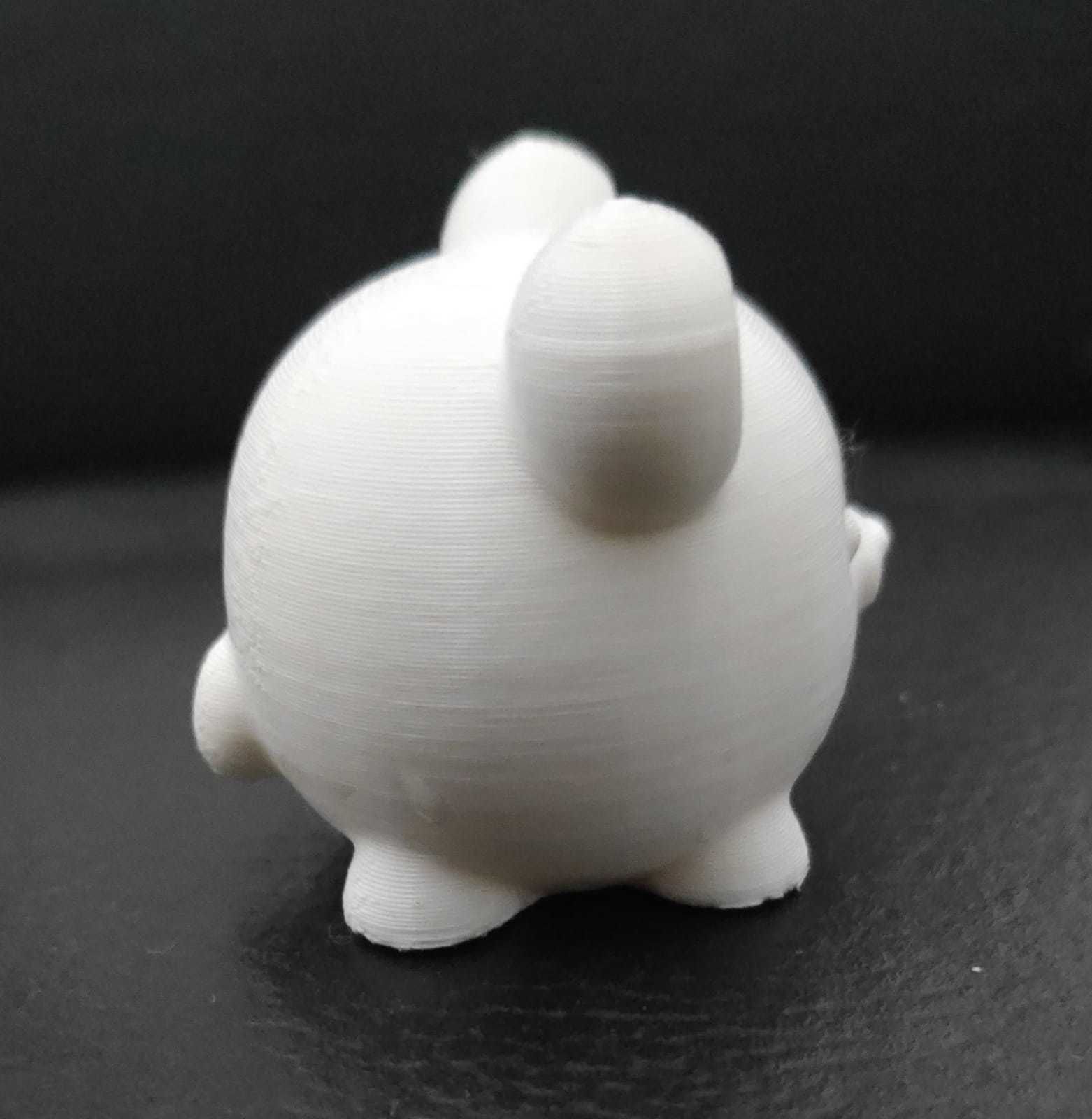 Little Round Bear 3D print model_5