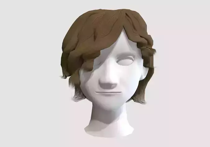 wavy blond hairstyle 