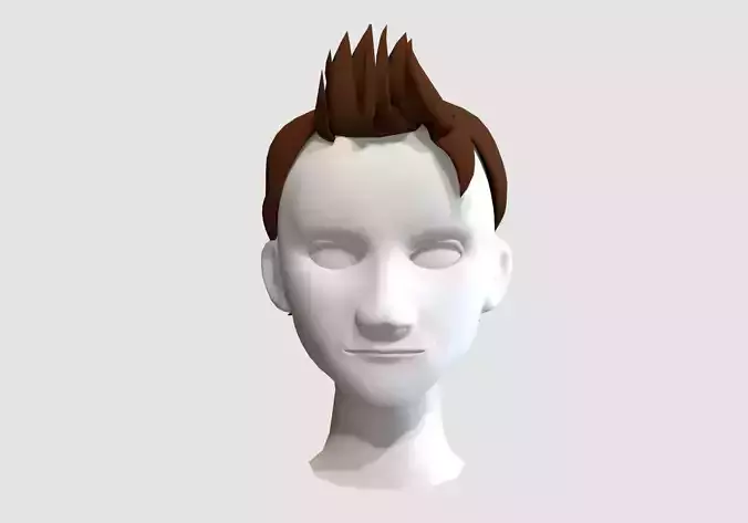 male cartoon hairstyle 